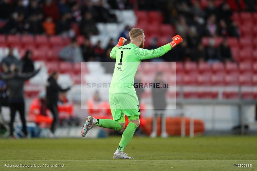 Felix Thiel, AKON Arena, Würzburg, 28.03.2023, sport, action, Fussball, BFV, BFV-Verbandspokal Halbfinale, FVI, FWK, FV Illertissen, FC Würzburger Kickers - Bild-ID: 2355883
