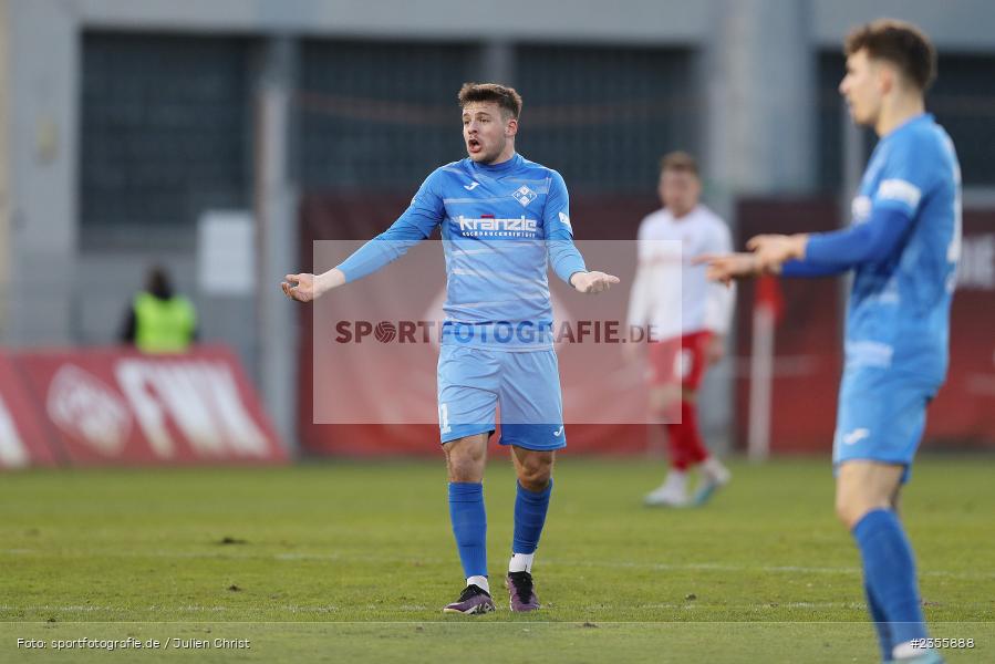 Yannick Glessing, AKON Arena, Würzburg, 28.03.2023, sport, action, Fussball, BFV, BFV-Verbandspokal Halbfinale, FVI, FWK, FV Illertissen, FC Würzburger Kickers - Bild-ID: 2355888