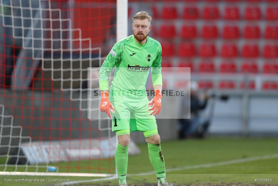 Felix Thiel, AKON Arena, Würzburg, 28.03.2023, sport, action, Fussball, BFV, BFV-Verbandspokal Halbfinale, FVI, FWK, FV Illertissen, FC Würzburger Kickers - Bild-ID: 2355892