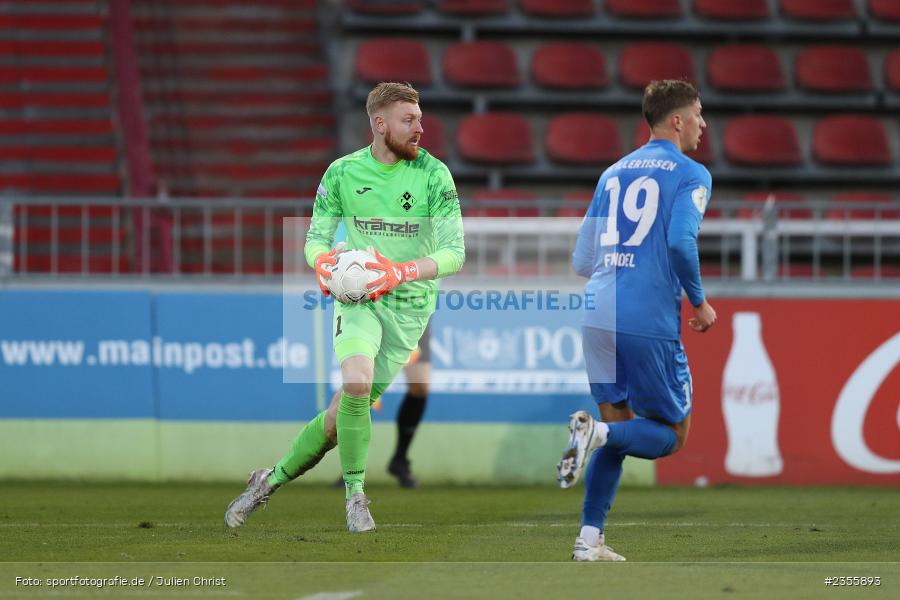 Felix Thiel, AKON Arena, Würzburg, 28.03.2023, sport, action, Fussball, BFV, BFV-Verbandspokal Halbfinale, FVI, FWK, FV Illertissen, FC Würzburger Kickers - Bild-ID: 2355893