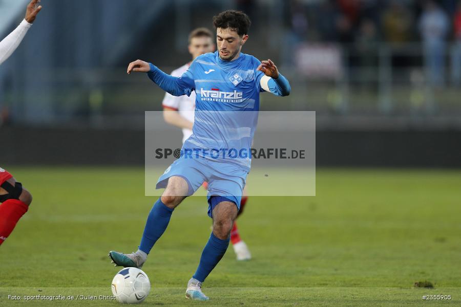 Fabio Maiolo, AKON Arena, Würzburg, 28.03.2023, sport, action, Fussball, BFV, BFV-Verbandspokal Halbfinale, FVI, FWK, FV Illertissen, FC Würzburger Kickers - Bild-ID: 2355905