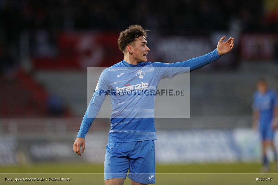 Elias Rudolf Herzig, AKON Arena, Würzburg, 28.03.2023, sport, action, Fussball, BFV, BFV-Verbandspokal Halbfinale, FVI, FWK, FV Illertissen, FC Würzburger Kickers - Bild-ID: 2355917