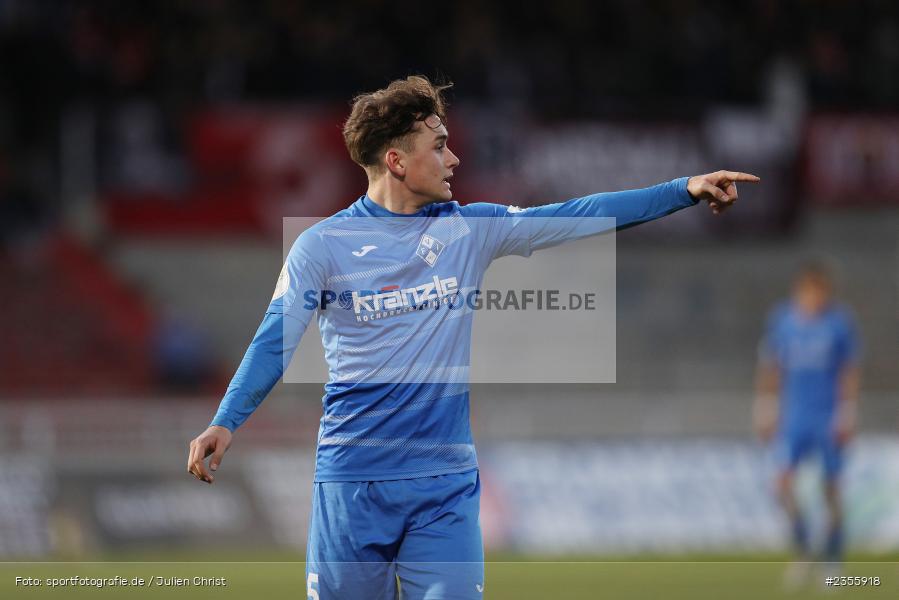 Elias Rudolf Herzig, AKON Arena, Würzburg, 28.03.2023, sport, action, Fussball, BFV, BFV-Verbandspokal Halbfinale, FVI, FWK, FV Illertissen, FC Würzburger Kickers - Bild-ID: 2355918