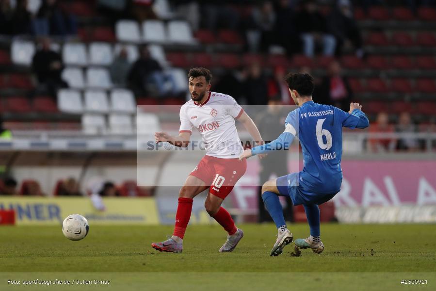 Dardan Karimani, AKON Arena, Würzburg, 28.03.2023, sport, action, Fussball, BFV, BFV-Verbandspokal Halbfinale, FVI, FWK, FV Illertissen, FC Würzburger Kickers - Bild-ID: 2355921