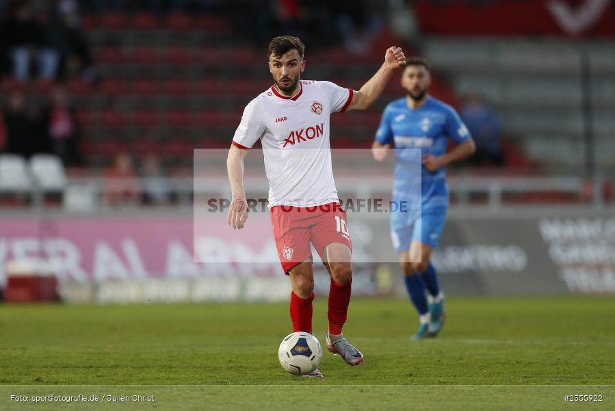 Dardan Karimani, AKON Arena, Würzburg, 28.03.2023, sport, action, Fussball, BFV, BFV-Verbandspokal Halbfinale, FVI, FWK, FV Illertissen, FC Würzburger Kickers - Bild-ID: 2355922