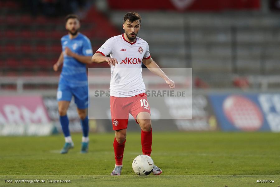 Dardan Karimani, AKON Arena, Würzburg, 28.03.2023, sport, action, Fussball, BFV, BFV-Verbandspokal Halbfinale, FVI, FWK, FV Illertissen, FC Würzburger Kickers - Bild-ID: 2355924