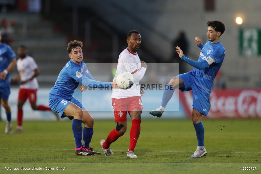 Saliou Sané, AKON Arena, Würzburg, 28.03.2023, sport, action, Fussball, BFV, BFV-Verbandspokal Halbfinale, FVI, FWK, FV Illertissen, FC Würzburger Kickers - Bild-ID: 2355927