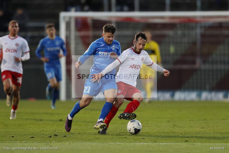 Peter Kurzweg, AKON Arena, Würzburg, 28.03.2023, sport, action, Fussball, BFV, BFV-Verbandspokal Halbfinale, FVI, FWK, FV Illertissen, FC Würzburger Kickers - Bild-ID: 2355929