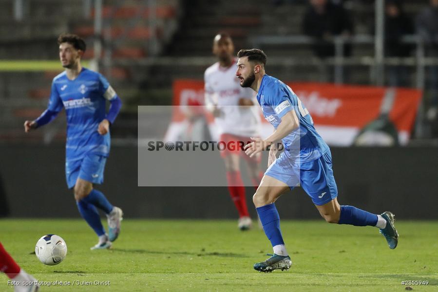 Gökalp Kilic, AKON Arena, Würzburg, 28.03.2023, sport, action, Fussball, BFV, BFV-Verbandspokal Halbfinale, FVI, FWK, FV Illertissen, FC Würzburger Kickers - Bild-ID: 2355949 Gökalp Kilic, AKON Arena, Würzburg, 28.03.2023, sport, action, Fussball, BFV, BFV-Verbandspokal Halbfinale, FVI, FWK, FV Illertissen, FC Würzburger Kickers - Bild-ID: 2355949