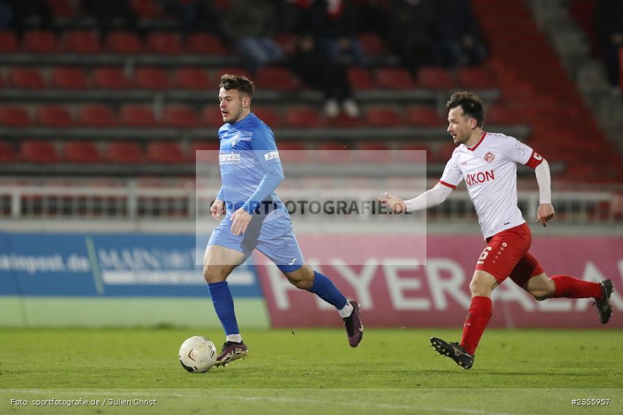 Yannick Glessing, AKON Arena, Würzburg, 28.03.2023, sport, action, Fussball, BFV, BFV-Verbandspokal Halbfinale, FVI, FWK, FV Illertissen, FC Würzburger Kickers - Bild-ID: 2355957 Yannick Glessing, AKON Arena, Würzburg, 28.03.2023, sport, action, Fussball, BFV, BFV-Verbandspokal Halbfinale, FVI, FWK, FV Illertissen, FC Würzburger Kickers - Bild-ID: 2355957