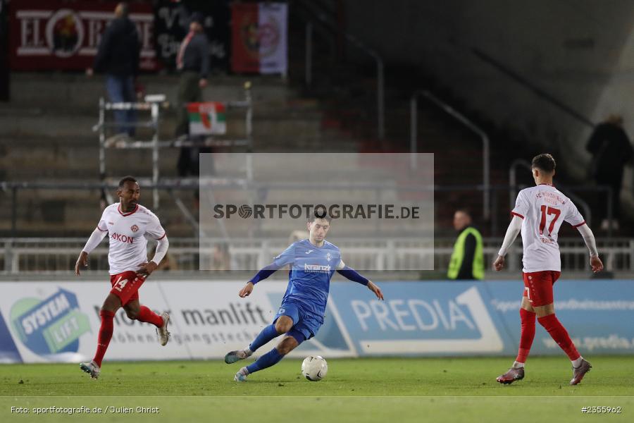 Fabio Maiolo, AKON Arena, Würzburg, 28.03.2023, sport, action, Fussball, BFV, BFV-Verbandspokal Halbfinale, FVI, FWK, FV Illertissen, FC Würzburger Kickers - Bild-ID: 2355962