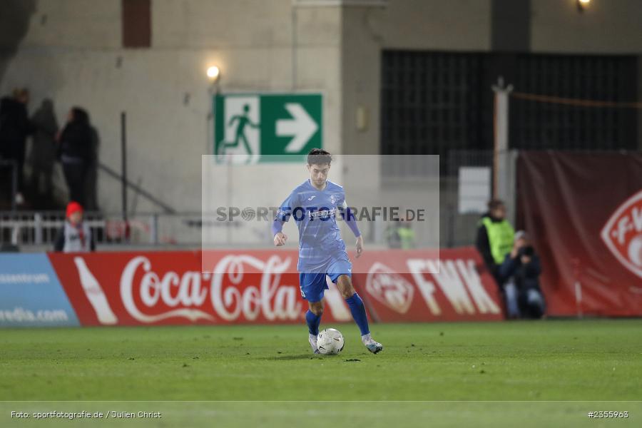 Fabio Maiolo, AKON Arena, Würzburg, 28.03.2023, sport, action, Fussball, BFV, BFV-Verbandspokal Halbfinale, FVI, FWK, FV Illertissen, FC Würzburger Kickers - Bild-ID: 2355963