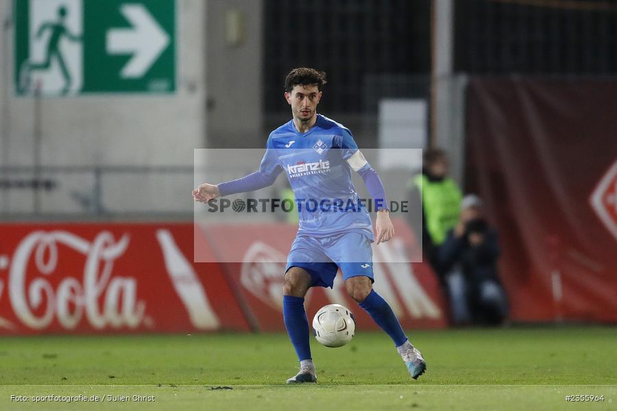 Fabio Maiolo, AKON Arena, Würzburg, 28.03.2023, sport, action, Fussball, BFV, BFV-Verbandspokal Halbfinale, FVI, FWK, FV Illertissen, FC Würzburger Kickers - Bild-ID: 2355964