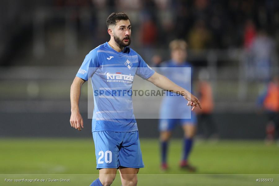 Gökalp Kilic, AKON Arena, Würzburg, 28.03.2023, sport, action, Fussball, BFV, BFV-Verbandspokal Halbfinale, FVI, FWK, FV Illertissen, FC Würzburger Kickers - Bild-ID: 2355972