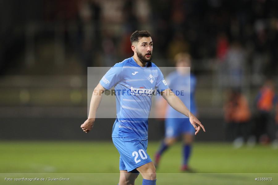 Gökalp Kilic, AKON Arena, Würzburg, 28.03.2023, sport, action, Fussball, BFV, BFV-Verbandspokal Halbfinale, FVI, FWK, FV Illertissen, FC Würzburger Kickers - Bild-ID: 2355973