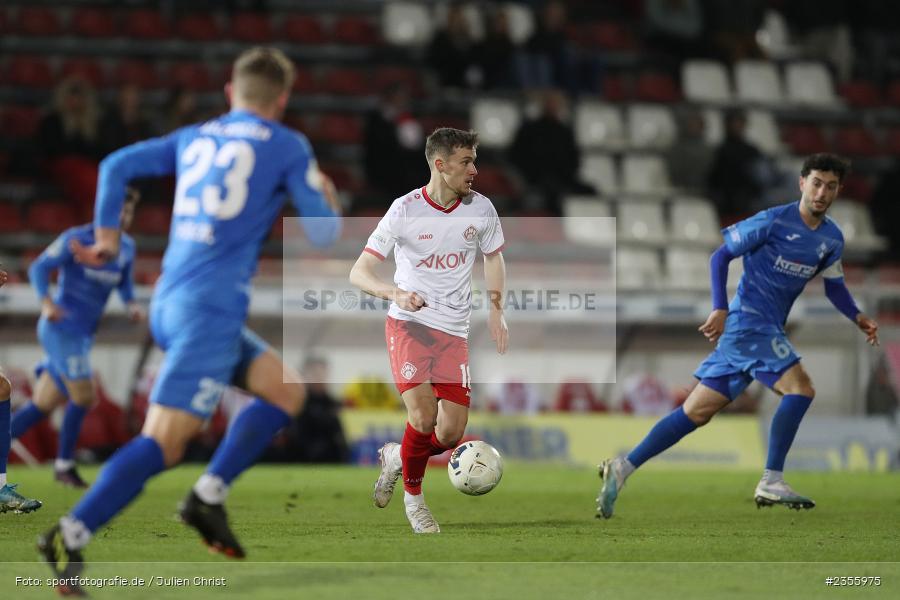 Maximilian Zaiser, AKON Arena, Würzburg, 28.03.2023, sport, action, Fussball, BFV, BFV-Verbandspokal Halbfinale, FVI, FWK, FV Illertissen, FC Würzburger Kickers - Bild-ID: 2355975