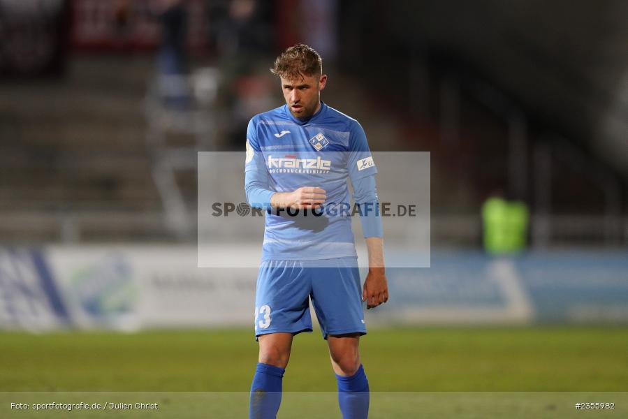 Hannes Pöschl, AKON Arena, Würzburg, 28.03.2023, sport, action, Fussball, BFV, BFV-Verbandspokal Halbfinale, FVI, FWK, FV Illertissen, FC Würzburger Kickers - Bild-ID: 2355982