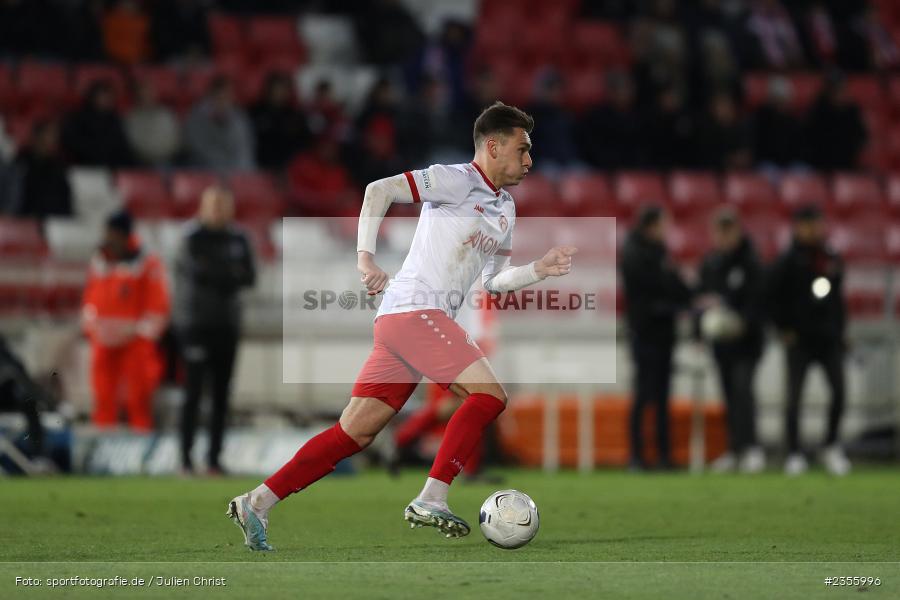 Marius Wegmann, AKON Arena, Würzburg, 28.03.2023, sport, action, Fussball, BFV, BFV-Verbandspokal Halbfinale, FVI, FWK, FV Illertissen, FC Würzburger Kickers - Bild-ID: 2355996