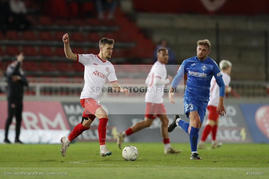 Maximilian Zaiser, AKON Arena, Würzburg, 28.03.2023, sport, action, Fussball, BFV, BFV-Verbandspokal Halbfinale, FVI, FWK, FV Illertissen, FC Würzburger Kickers - Bild-ID: 2356002