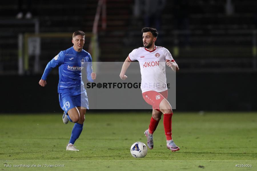 Dardan Karimani, AKON Arena, Würzburg, 28.03.2023, sport, action, Fussball, BFV, BFV-Verbandspokal Halbfinale, FVI, FWK, FV Illertissen, FC Würzburger Kickers - Bild-ID: 2356006