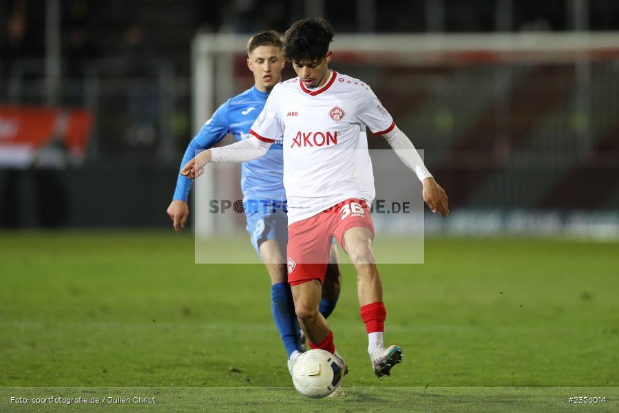 Andre Leipold, AKON Arena, Würzburg, 28.03.2023, sport, action, Fussball, BFV, BFV-Verbandspokal Halbfinale, FVI, FWK, FV Illertissen, FC Würzburger Kickers - Bild-ID: 2356014