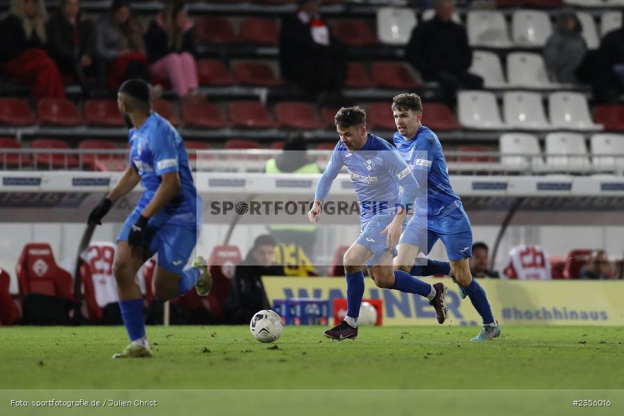 Yannick Glessing, AKON Arena, Würzburg, 28.03.2023, sport, action, Fussball, BFV, BFV-Verbandspokal Halbfinale, FVI, FWK, FV Illertissen, FC Würzburger Kickers - Bild-ID: 2356016