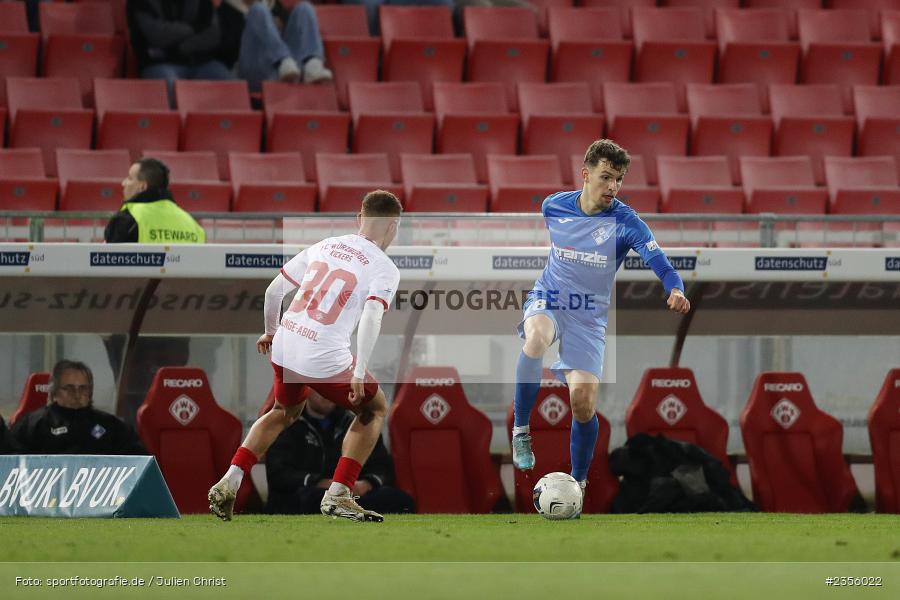 Marco Gölz, AKON Arena, Würzburg, 28.03.2023, sport, action, Fussball, BFV, BFV-Verbandspokal Halbfinale, FVI, FWK, FV Illertissen, FC Würzburger Kickers - Bild-ID: 2356022