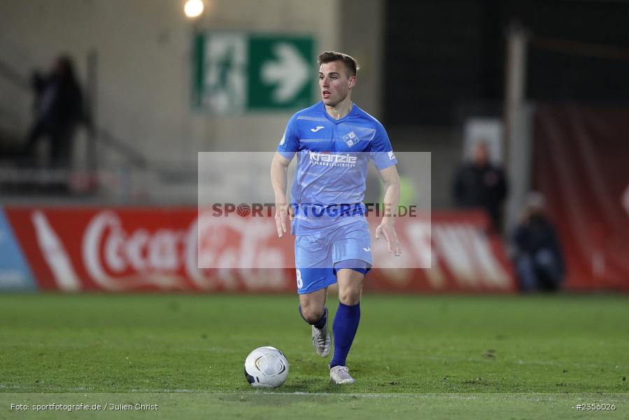 Alexander Kopf, AKON Arena, Würzburg, 28.03.2023, sport, action, Fussball, BFV, BFV-Verbandspokal Halbfinale, FVI, FWK, FV Illertissen, FC Würzburger Kickers - Bild-ID: 2356026