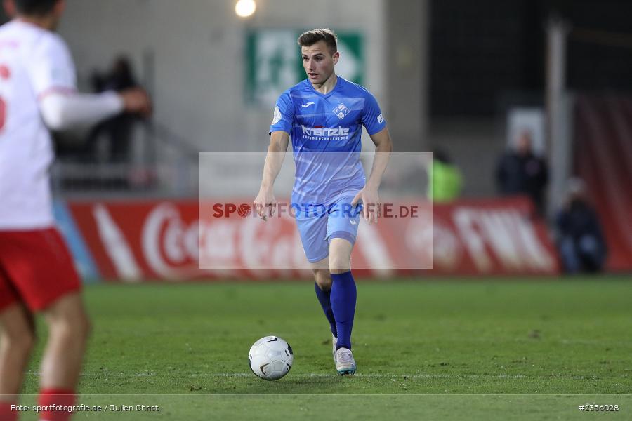 Alexander Kopf, AKON Arena, Würzburg, 28.03.2023, sport, action, Fussball, BFV, BFV-Verbandspokal Halbfinale, FVI, FWK, FV Illertissen, FC Würzburger Kickers - Bild-ID: 2356028