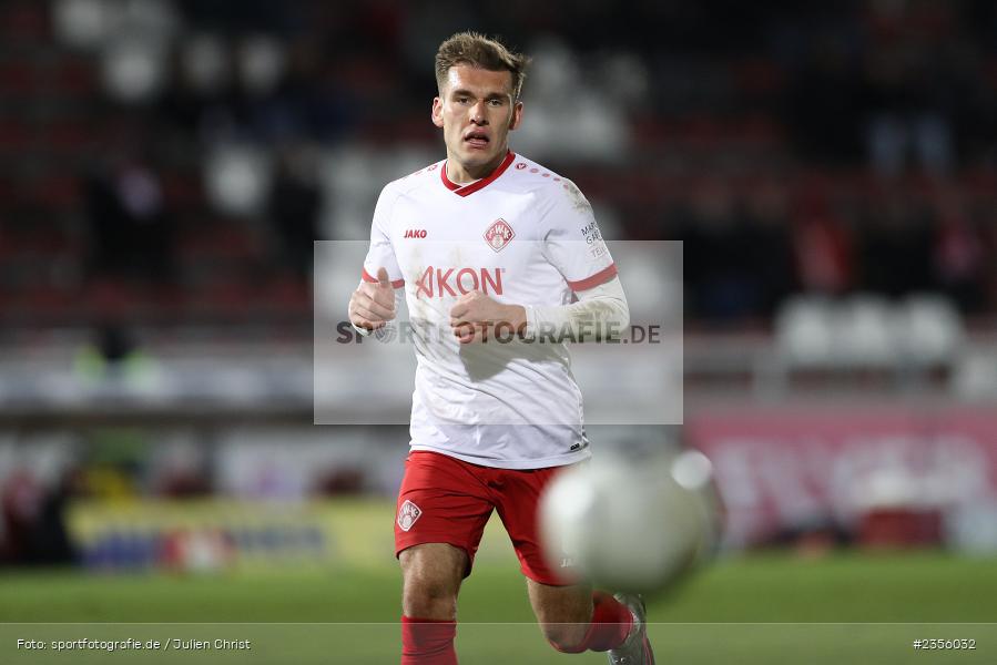 Marius Wegmann, AKON Arena, Würzburg, 28.03.2023, sport, action, Fussball, BFV, BFV-Verbandspokal Halbfinale, FVI, FWK, FV Illertissen, FC Würzburger Kickers - Bild-ID: 2356032