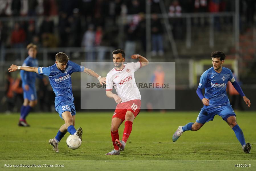 Dardan Karimani, AKON Arena, Würzburg, 28.03.2023, sport, action, Fussball, BFV, BFV-Verbandspokal Halbfinale, FVI, FWK, FV Illertissen, FC Würzburger Kickers - Bild-ID: 2356043 Dardan Karimani, AKON Arena, Würzburg, 28.03.2023, sport, action, Fussball, BFV, BFV-Verbandspokal Halbfinale, FVI, FWK, FV Illertissen, FC Würzburger Kickers - Bild-ID: 2356043