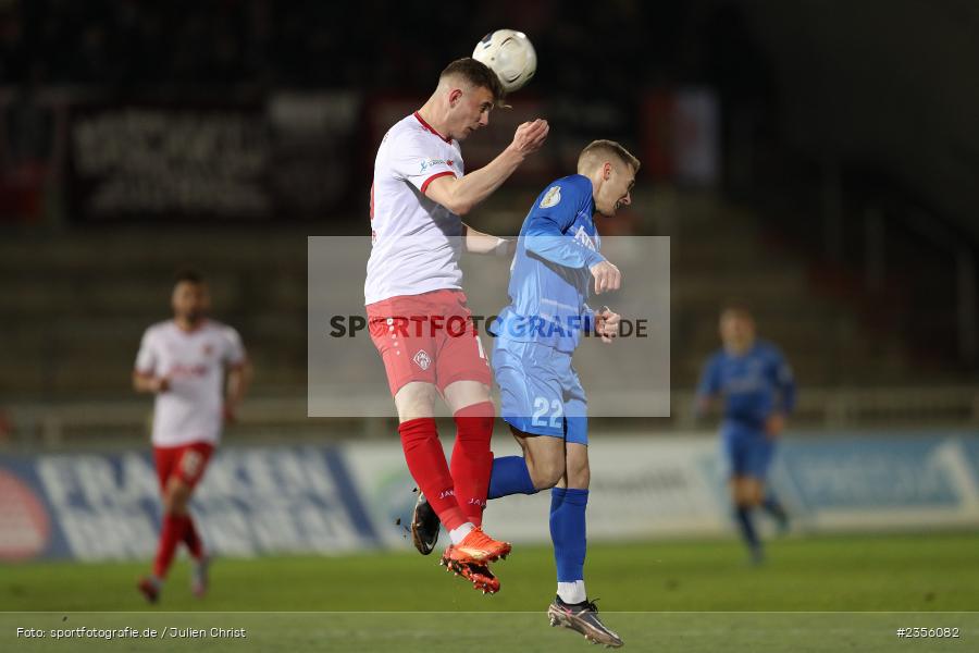 Felix Göttlicher, AKON Arena, Würzburg, 28.03.2023, sport, action, Fussball, BFV, BFV-Verbandspokal Halbfinale, FVI, FWK, FV Illertissen, FC Würzburger Kickers - Bild-ID: 2356082