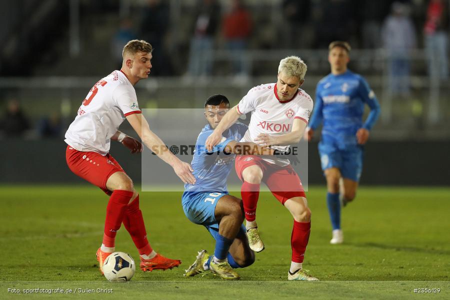 Kento Teranuma, AKON Arena, Würzburg, 28.03.2023, sport, action, Fussball, BFV, BFV-Verbandspokal Halbfinale, FVI, FWK, FV Illertissen, FC Würzburger Kickers - Bild-ID: 2356129