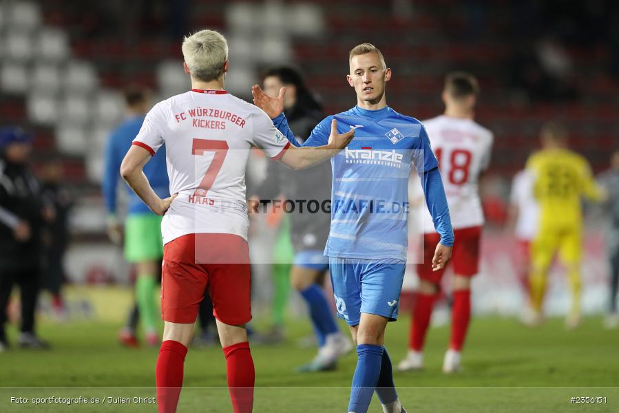 Yannik Egle, AKON Arena, Würzburg, 28.03.2023, sport, action, Fussball, BFV, BFV-Verbandspokal Halbfinale, FVI, FWK, FV Illertissen, FC Würzburger Kickers - Bild-ID: 2356151