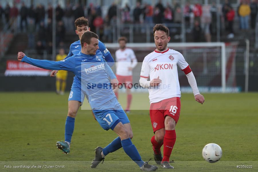 Peter Kurzweg, AKON Arena, Würzburg, 29.03.2023, sport, action, Fussball, BFV, BFV-Verbandspokal Halbfinale, FVI, FWK, FV Illertissen, FC Würzburger Kickers - Bild-ID: 2356222