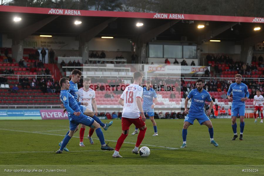 Maximilian Zaiser, AKON Arena, Würzburg, 29.03.2023, sport, action, Fussball, BFV, BFV-Verbandspokal Halbfinale, FVI, FWK, FV Illertissen, FC Würzburger Kickers - Bild-ID: 2356224