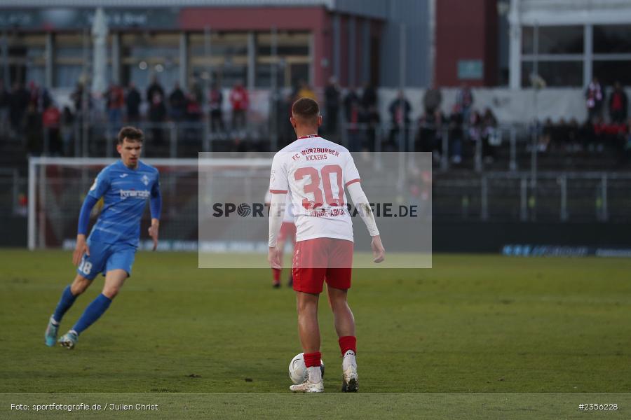 Benyas Solomon Junge-Abiol, AKON Arena, Würzburg, 29.03.2023, sport, action, Fussball, BFV, BFV-Verbandspokal Halbfinale, FVI, FWK, FV Illertissen, FC Würzburger Kickers - Bild-ID: 2356228