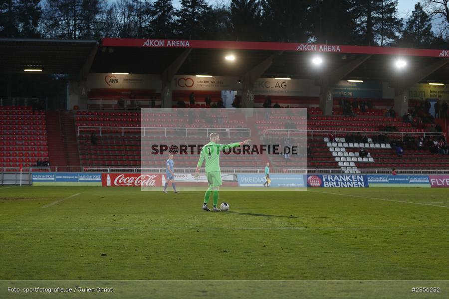 Felix Thiel, AKON Arena, Würzburg, 29.03.2023, sport, action, Fussball, BFV, BFV-Verbandspokal Halbfinale, FVI, FWK, FV Illertissen, FC Würzburger Kickers - Bild-ID: 2356232