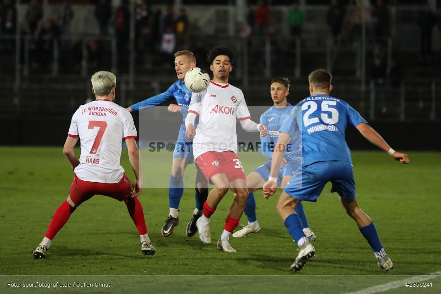 Andre Leipold, AKON Arena, Würzburg, 29.03.2023, sport, action, Fussball, BFV, BFV-Verbandspokal Halbfinale, FVI, FWK, FV Illertissen, FC Würzburger Kickers - Bild-ID: 2356241