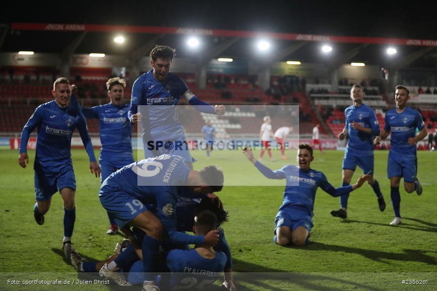 Yannik Egle, Yannick Glessing, Nico Fundel, Fabio Maiolo, Marco Mannhardt, AKON Arena, Würzburg, 29.03.2023, sport, action, Fussball, BFV, BFV-Verbandspokal Halbfinale, FVI, FWK, FV Illertissen, FC Würzburger Kickers - Bild-ID: 2356261