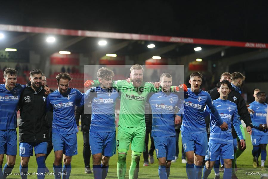 Team, AKON Arena, Würzburg, 29.03.2023, sport, action, Fussball, BFV, BFV-Verbandspokal Halbfinale, FVI, FWK, FV Illertissen, FC Würzburger Kickers - Bild-ID: 2356306