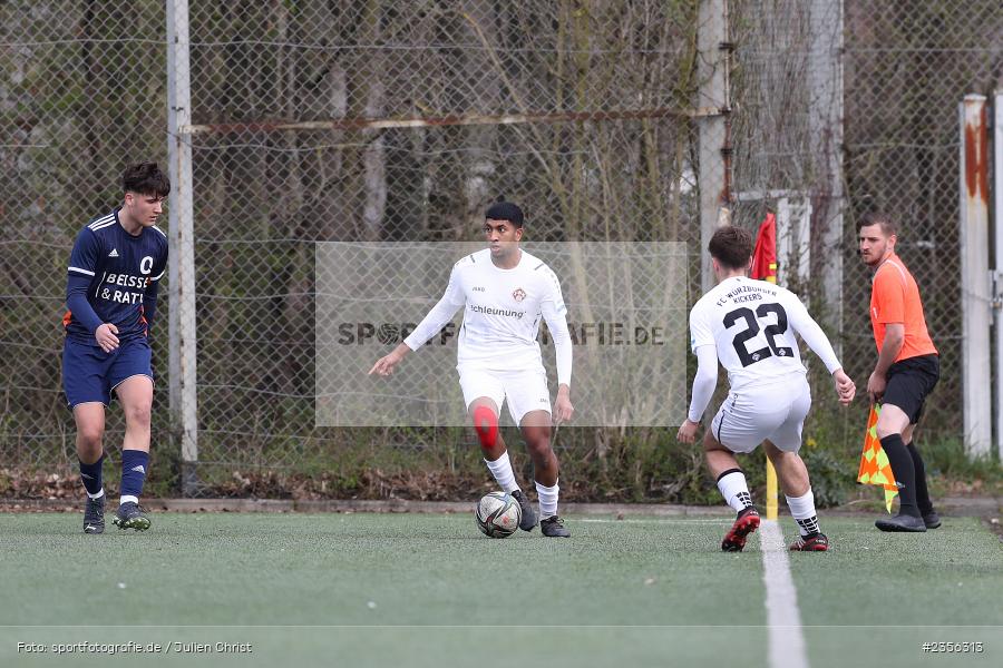 Geremi Perera, AKON Arena, Würzburg, 29.03.2023, sport, action, Fussball, BFV, U19 Bayernliga, SQF, FWK, SG QUELLE Fürth, FC Würzburger Kickers - Bild-ID: 2356313