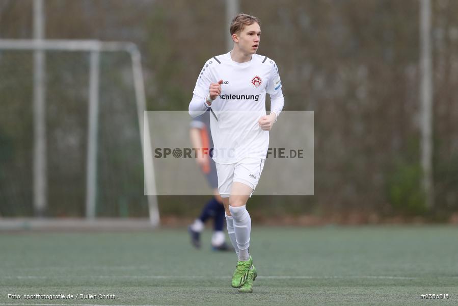 Luca Breunig, AKON Arena, Würzburg, 29.03.2023, sport, action, Fussball, BFV, U19 Bayernliga, SQF, FWK, SG QUELLE Fürth, FC Würzburger Kickers - Bild-ID: 2356315