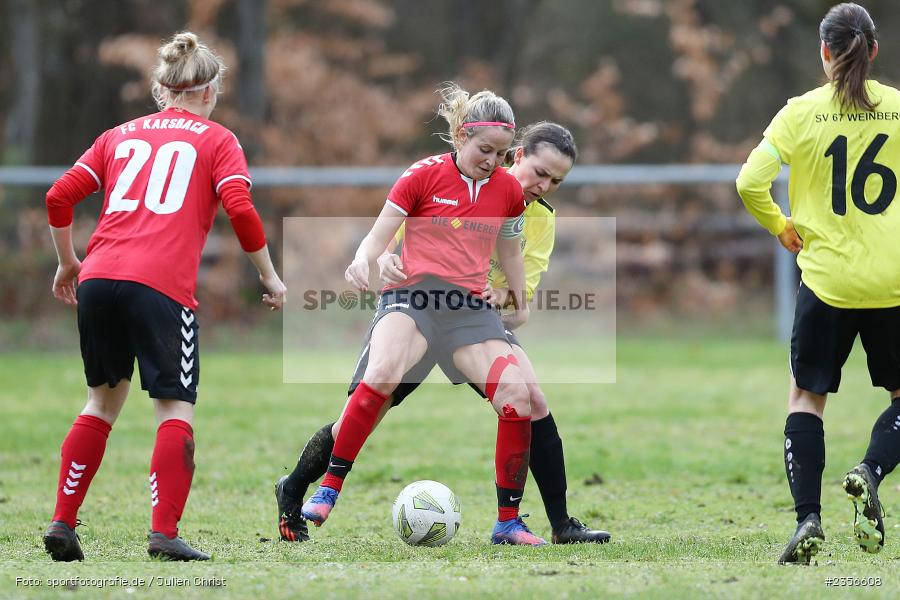 Marie Theres Franz, Sportgelände, Karsbach, 01.04.2023, sport, action, BFV, Fussball, Landesliga Nord, SVW, FCK, SV 67 Weinberg II, FC Karsbach - Bild-ID: 2356608