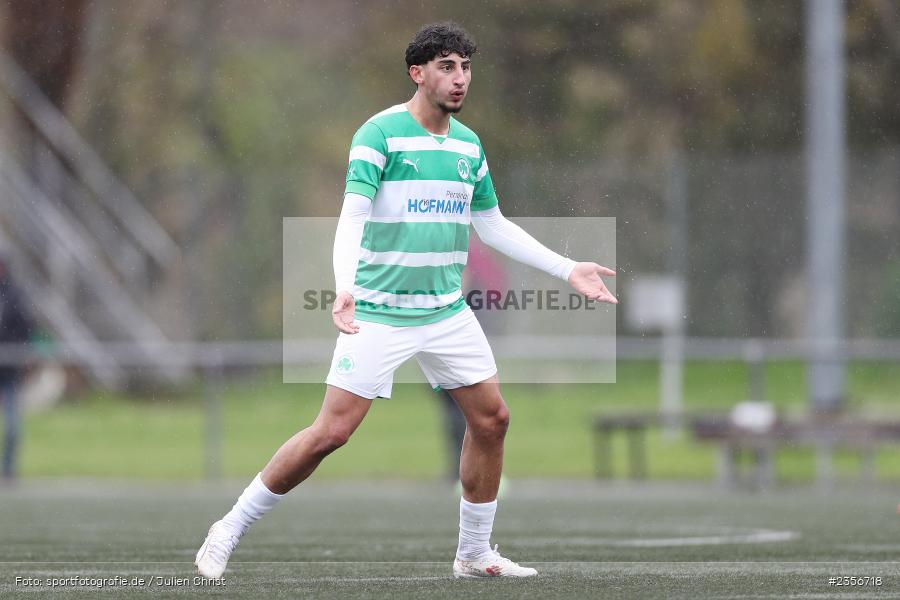 Alihan Adigüzel, Sepp-Endres-Sportanlage, Würzburg, 02.04.2023, sport, action, BFV, Fussball, U19 Bayernliga, SGF, FV04, SpVgg Greuther Fürth, Würzburger FV 04 - Bild-ID: 2356718