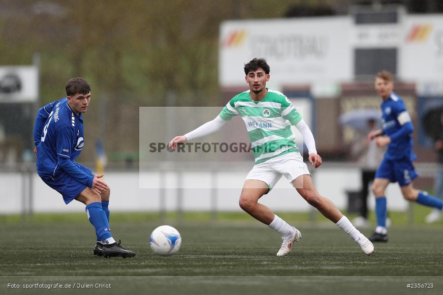 Alihan Adigüzel, Sepp-Endres-Sportanlage, Würzburg, 02.04.2023, sport, action, BFV, Fussball, U19 Bayernliga, SGF, FV04, SpVgg Greuther Fürth, Würzburger FV 04 - Bild-ID: 2356723