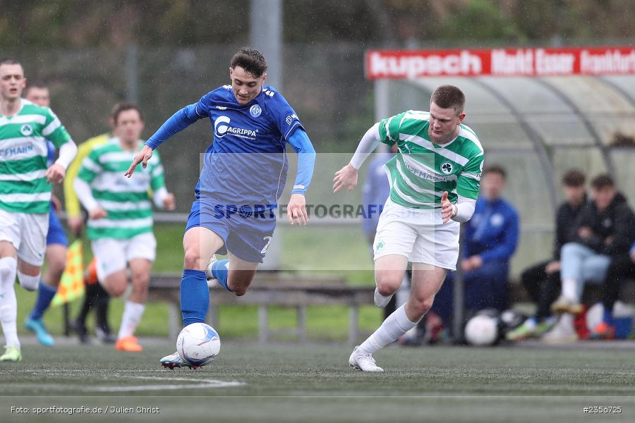 Fabio Hock, Sepp-Endres-Sportanlage, Würzburg, 02.04.2023, sport, action, BFV, Fussball, U19 Bayernliga, SGF, FV04, SpVgg Greuther Fürth, Würzburger FV 04 - Bild-ID: 2356725