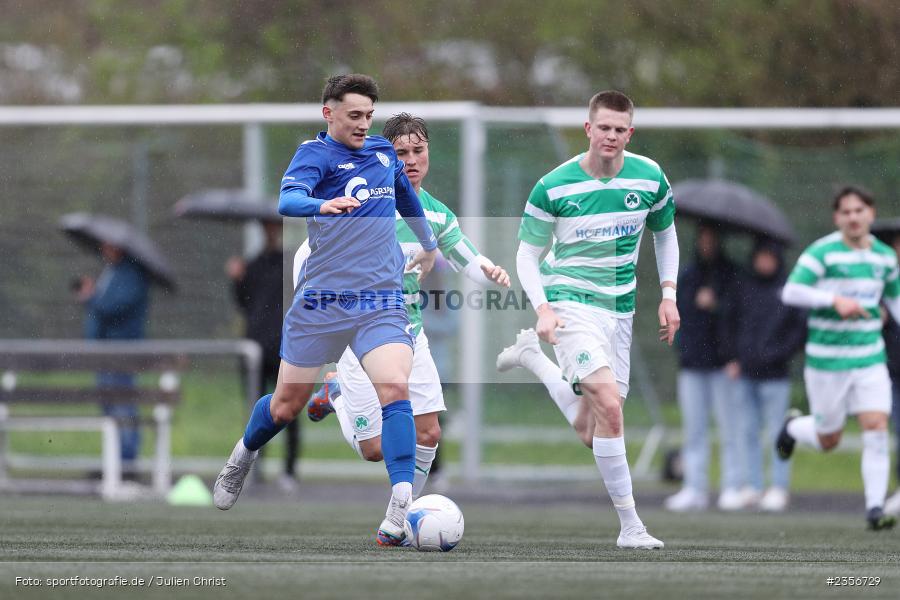 Fabio Hock, Sepp-Endres-Sportanlage, Würzburg, 02.04.2023, sport, action, BFV, Fussball, U19 Bayernliga, SGF, FV04, SpVgg Greuther Fürth, Würzburger FV 04 - Bild-ID: 2356729