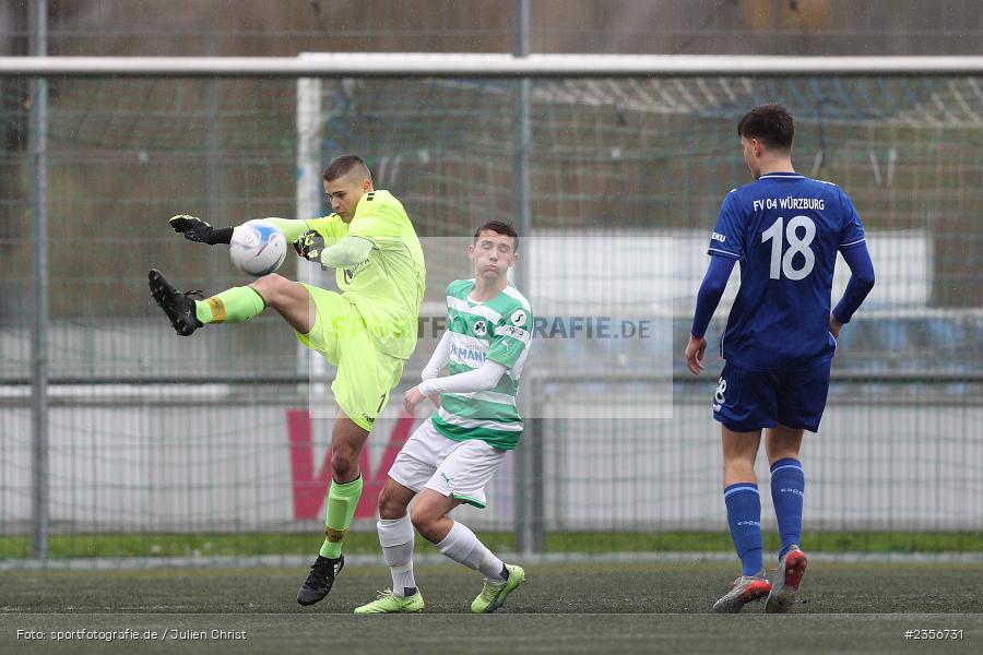 Moritz Ziegler, Sepp-Endres-Sportanlage, Würzburg, 02.04.2023, sport, action, BFV, Fussball, U19 Bayernliga, SGF, FV04, SpVgg Greuther Fürth, Würzburger FV 04 - Bild-ID: 2356731