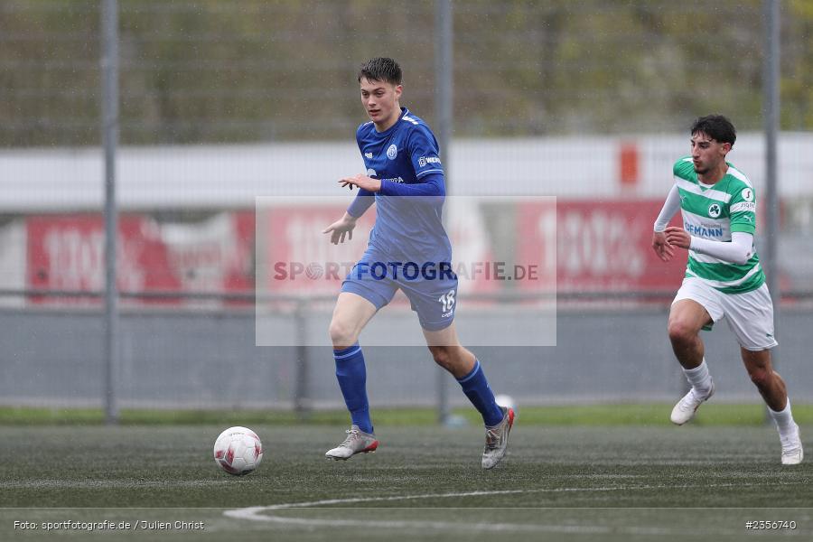 Nils Kuß, Sepp-Endres-Sportanlage, Würzburg, 02.04.2023, sport, action, BFV, Fussball, U19 Bayernliga, SGF, FV04, SpVgg Greuther Fürth, Würzburger FV 04 - Bild-ID: 2356740 Nils Kuß, Sepp-Endres-Sportanlage, Würzburg, 02.04.2023, sport, action, BFV, Fussball, U19 Bayernliga, SGF, FV04, SpVgg Greuther Fürth, Würzburger FV 04 - Bild-ID: 2356740